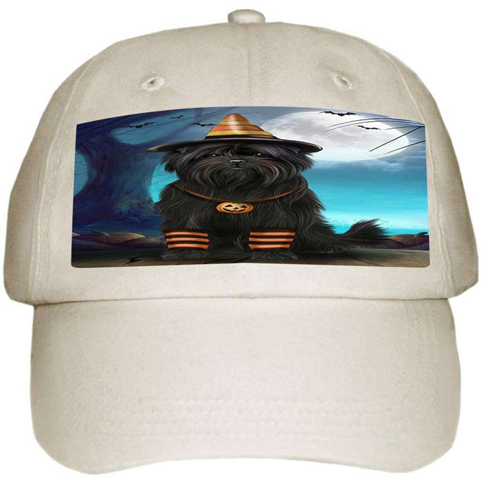 Happy Halloween Trick or Treat Affenpinscher Dog Candy Corn Ball Hat Cap HAT61227