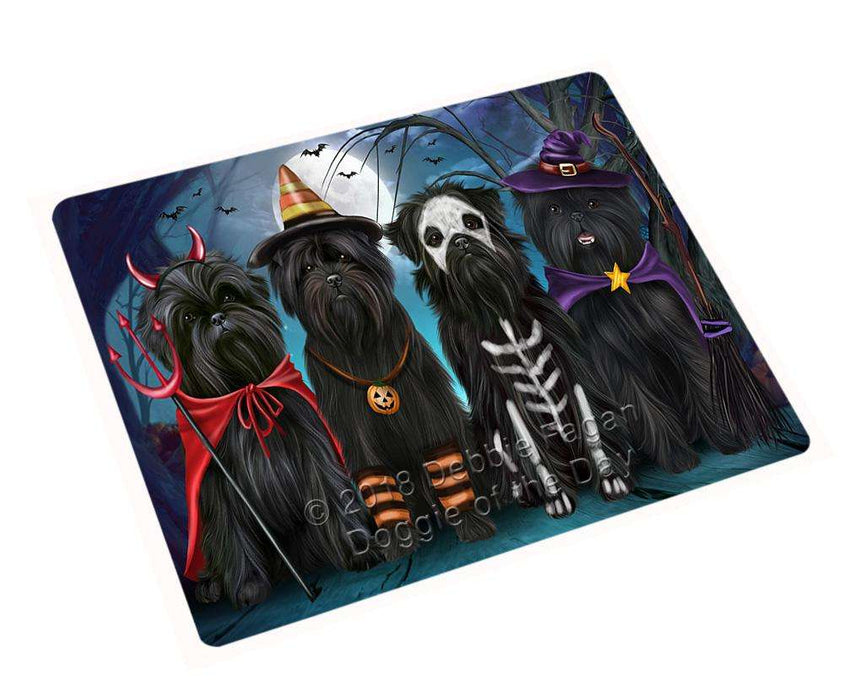 Happy Halloween Trick or Treat Affenpinscher Dog Cutting Board C61815