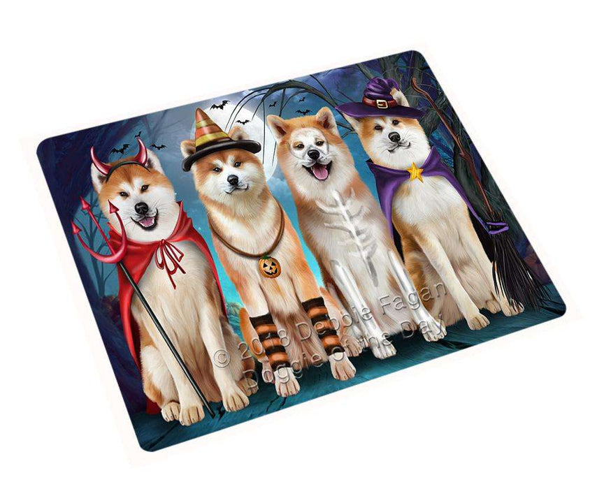 Happy Halloween Trick or Treat Akita Dog Cutting Board C61821