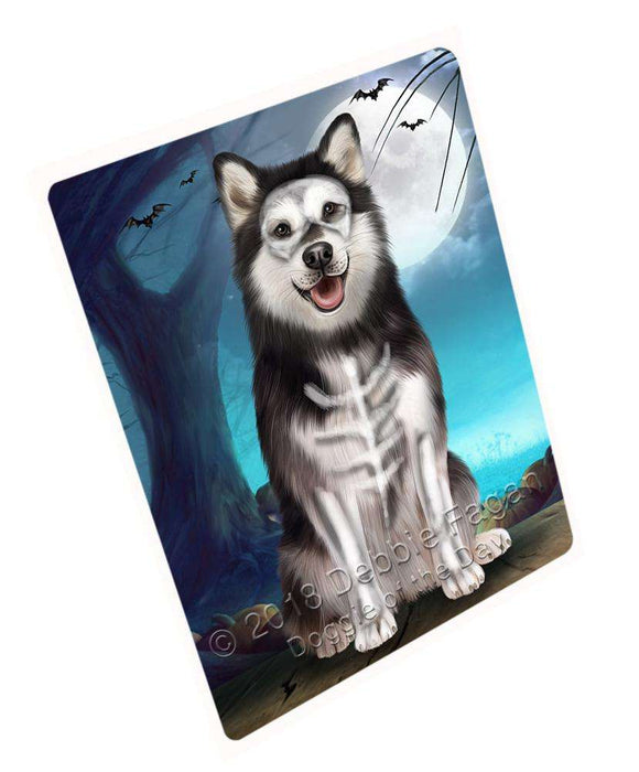 Happy Halloween Trick or Treat Alaskan Malamute Dog Blanket BLNKT108939