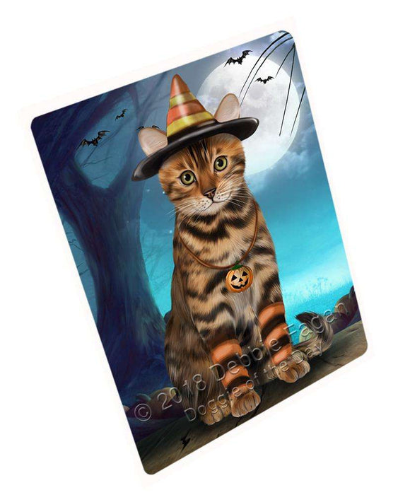 Happy Halloween Trick or Treat Bengal Cat Cutting Board C68319