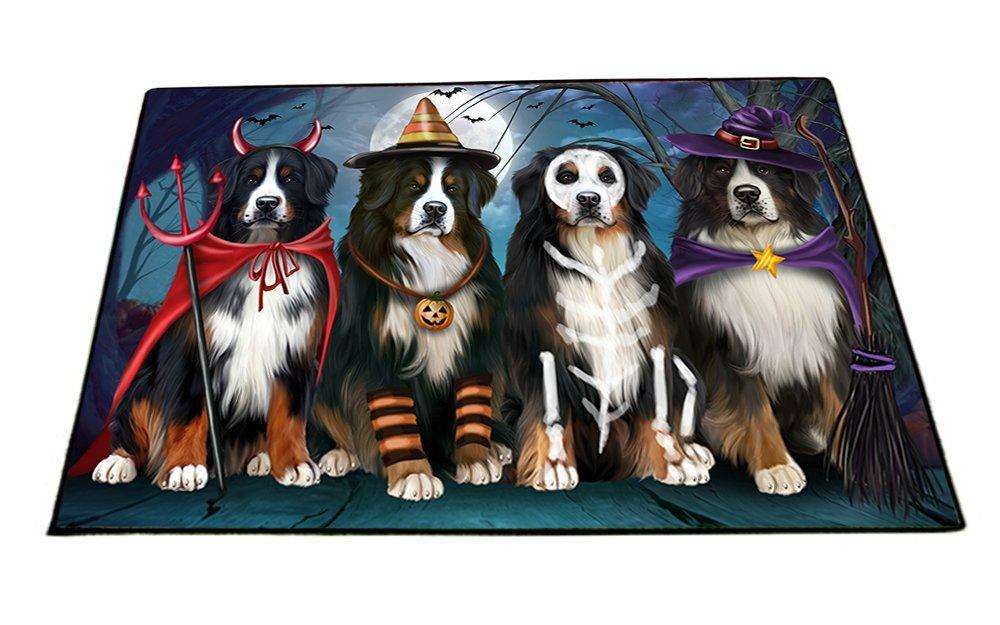Happy Halloween Trick or Treat Bernese Mountain Dog Indoor/Outdoor Floormat