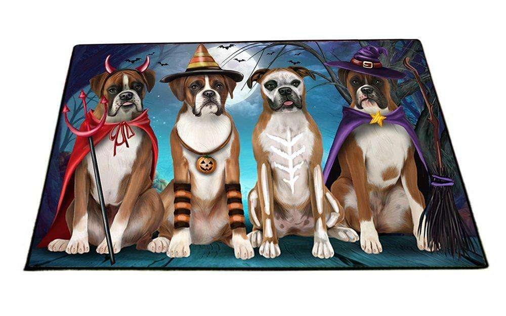 Happy Halloween Trick or Treat Boxer Dog Indoor/Outdoor Floormat