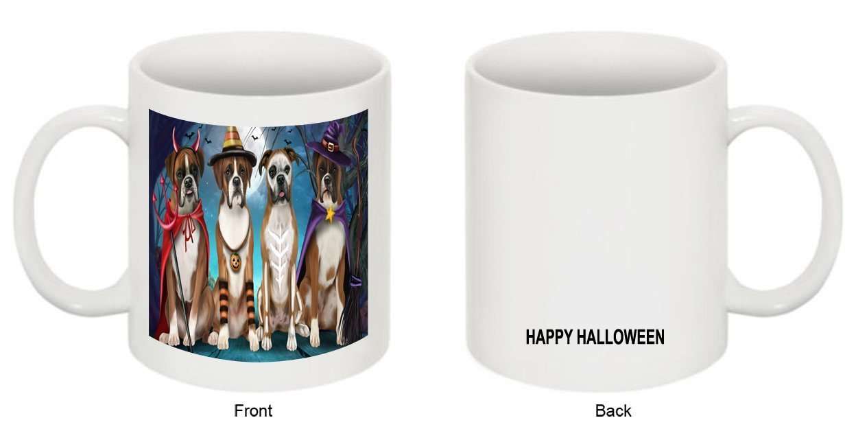Happy Halloween Trick or Treat Boxer Dog Mug