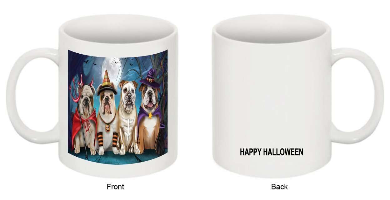 Happy Halloween Trick or Treat Bulldog Dog Mug