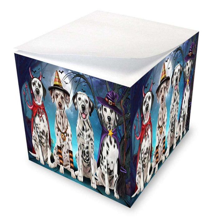 Happy Halloween Trick or Treat Dalmatian Dog Note Cube NOC52581