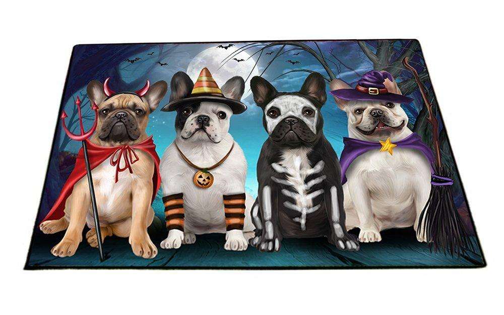 Happy Halloween Trick or Treat French Bulldog Indoor/Outdoor Floormat