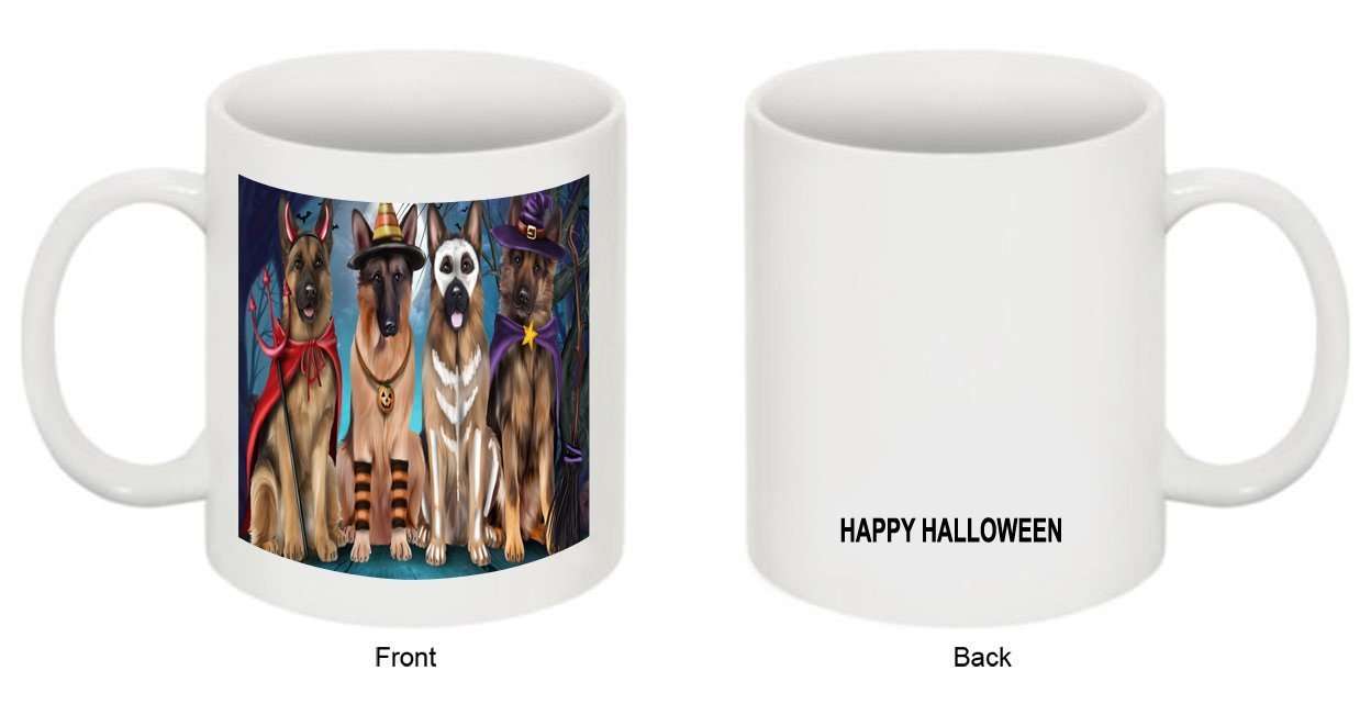 Happy Halloween Trick or Treat German Shepherd Dog Mug