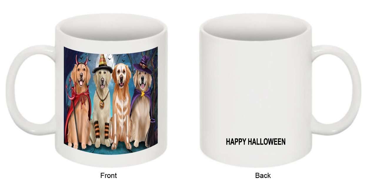 Happy Halloween Trick or Treat Golden Retriever Dog Mug
