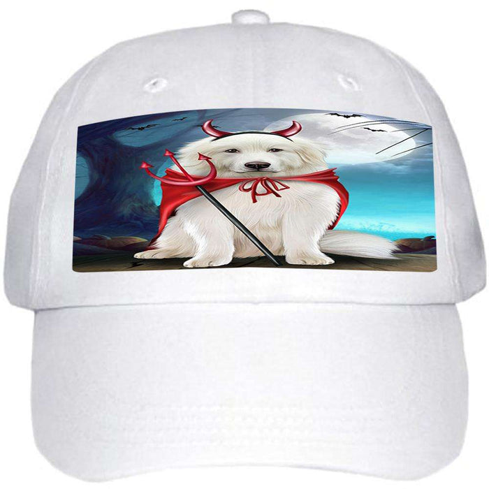 Happy Halloween Trick or Treat Great Pyrenee Dog Devil Ball Hat Cap HAT61308
