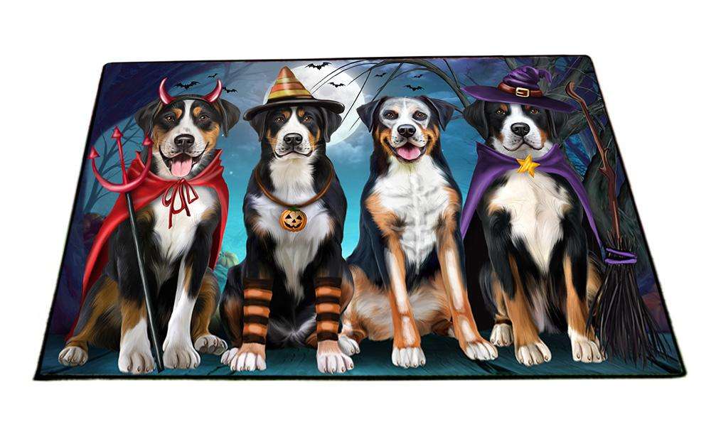 Happy Halloween Trick or Treat Greater Swiss Mountain Dog Floormat FLMS51810
