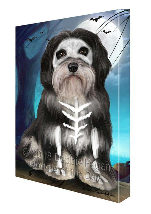Happy Halloween Trick or Treat Havanese Dog Canvas Print Wall Art Décor CVS109520