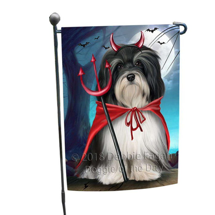 Happy Halloween Trick or Treat Havanese Dog Garden Flag GFLG54690