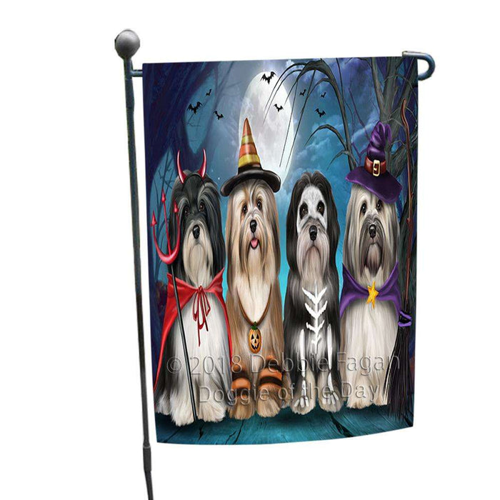 Happy Halloween Trick or Treat Havaneses Dog Garden Flag GFLG54669