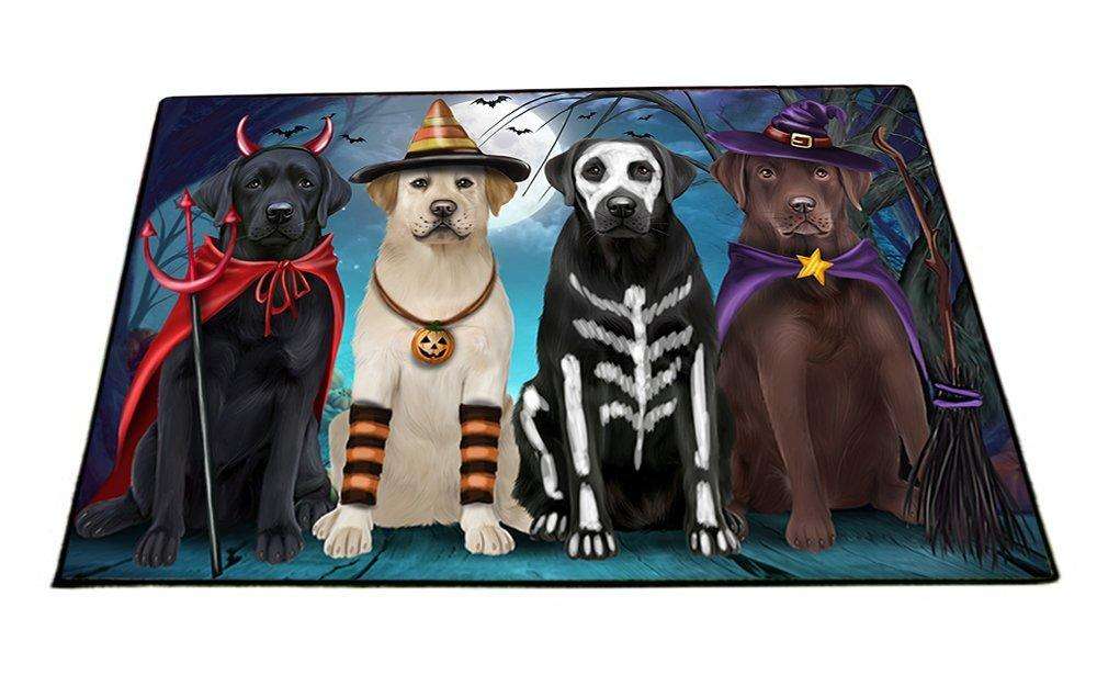 Happy Halloween Trick or Treat Labrador Retriever Indoor/Outdoor Floormat