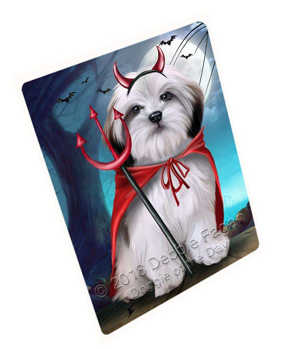 Happy Halloween Trick or Treat Malti Tzu Dog Blanket BLNKT109065