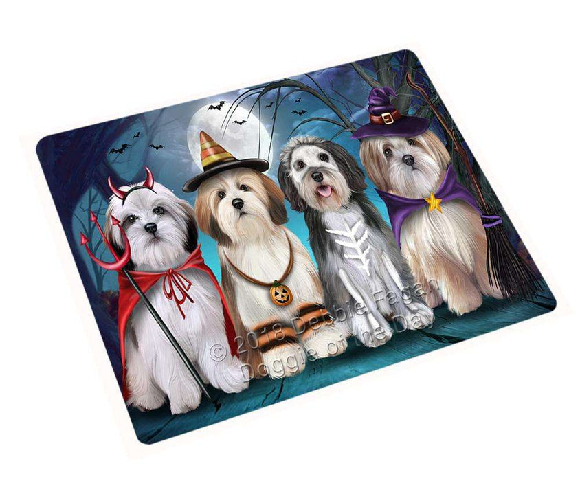 Happy Halloween Trick or Treat Malti Tzus Dog Blanket BLNKT108822