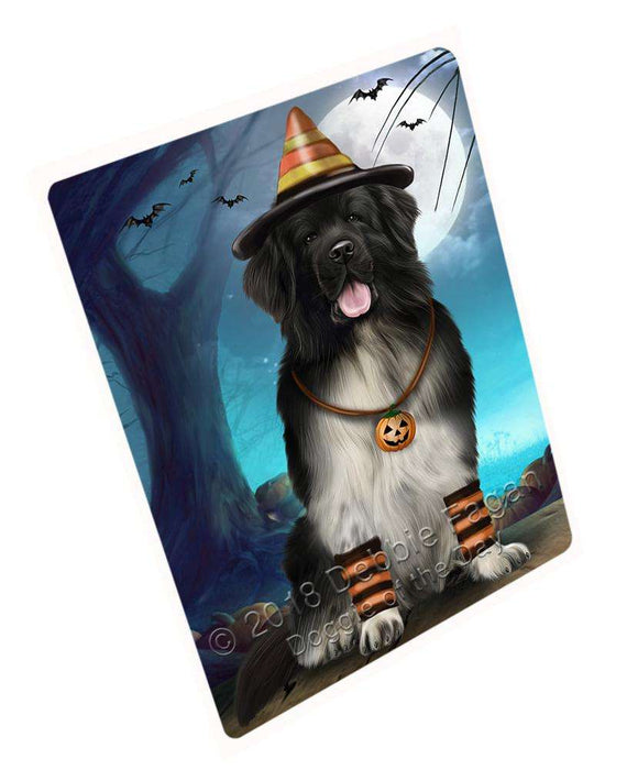 Happy Halloween Trick or Treat Newfoundland Dog Cutting Board C68367