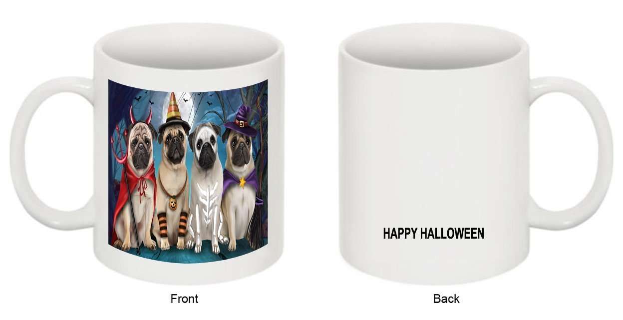 Happy Halloween Trick or Treat Pug Dog Mug