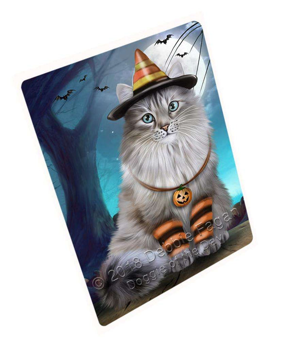 Happy Halloween Trick or Treat Siberian Cat Cutting Board C68415