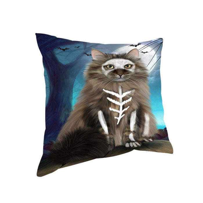 Happy Halloween Trick or Treat Siberian Cat Pillow PIL75256