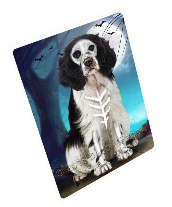 Happy Halloween Trick or Treat Springer Spaniel Dog Cutting Board C68430
