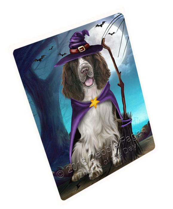 Happy Halloween Trick or Treat Springer Spaniel Dog Cutting Board C68433