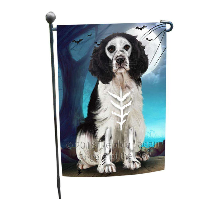 Happy Halloween Trick or Treat Springer Spaniel Dog Garden Flag GFLG54724