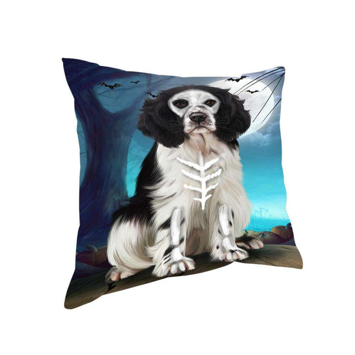Happy Halloween Trick or Treat Springer Spaniel Dog Pillow PIL75272