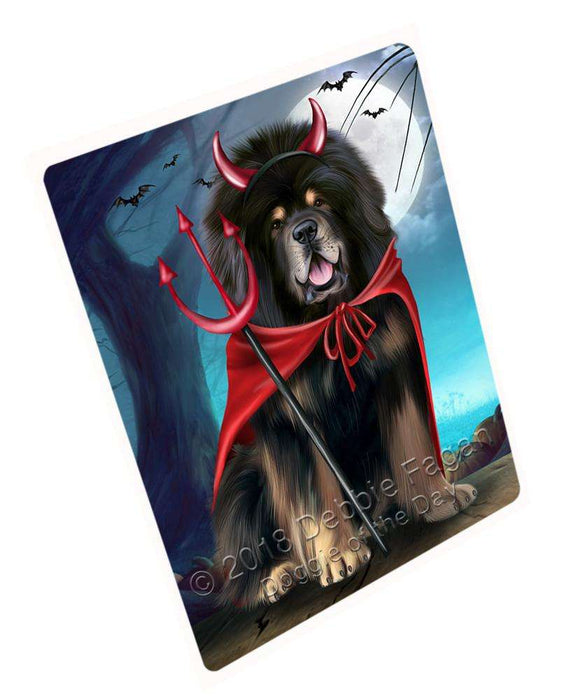 Happy Halloween Trick or Treat Tibetan Mastiff Dog Blanket BLNKT109317