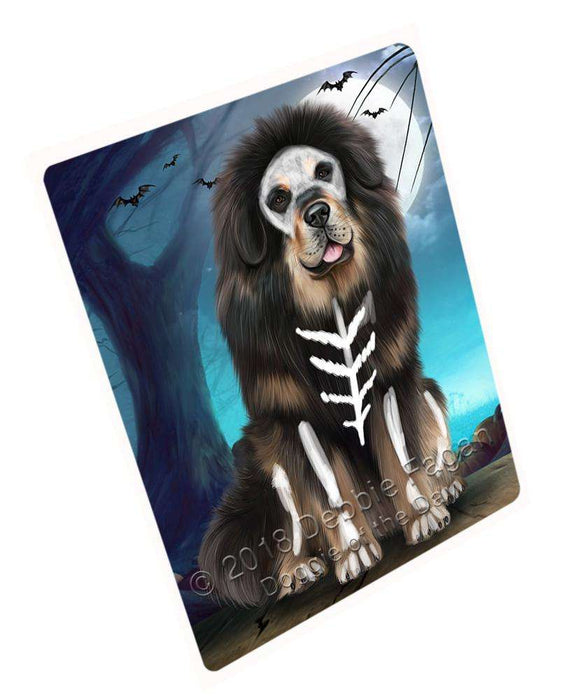 Happy Halloween Trick or Treat Tibetan Mastiff Dog Cutting Board C68442