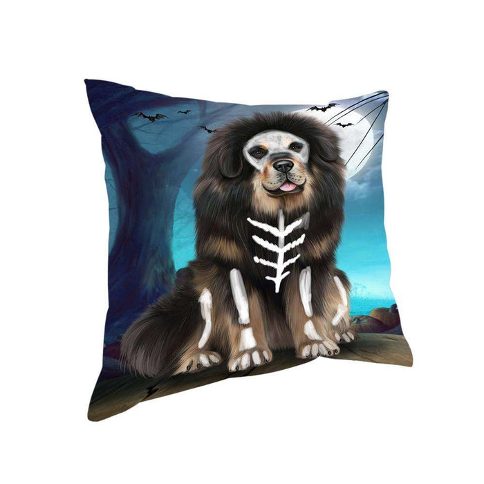 Happy Halloween Trick or Treat Tibetan Mastiff Dog Pillow PIL75288