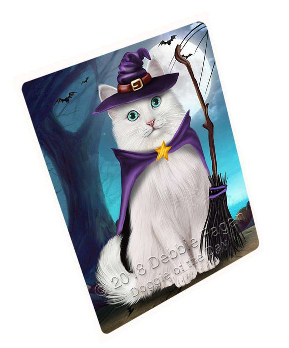 Happy Halloween Trick or Treat Turkish Angora Cat Blanket BLNKT109380