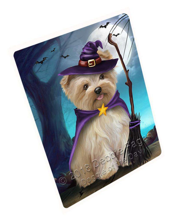 Happy Halloween Trick or Treat Yorkipoo Dog Cutting Board C68469