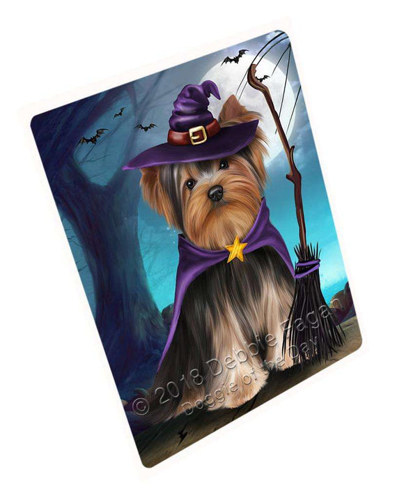 Happy Halloween Trick or Treat Yorkshire Terrier Dog Blanket BLNKT109452
