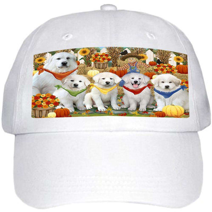 Harvest Time Festival Day Great Pyrenees Dog Ball Hat Cap HAT60846