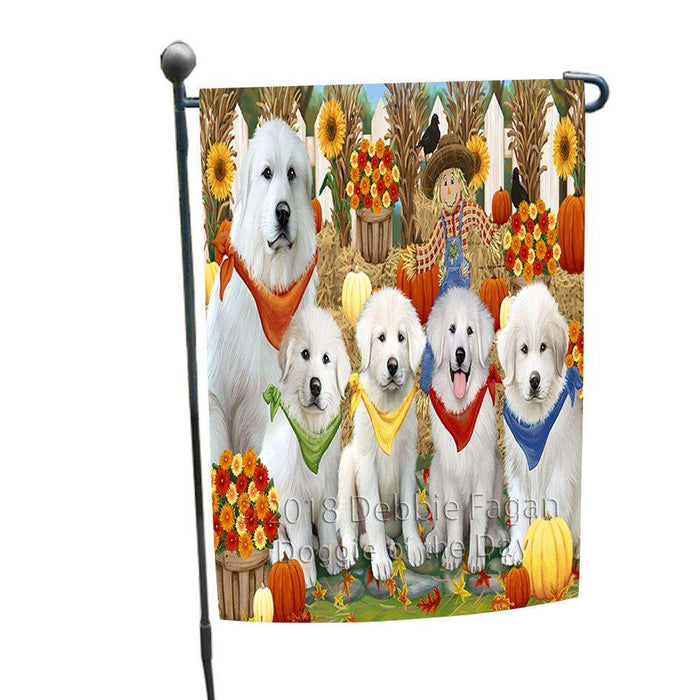 Harvest Time Festival Day Great Pyrenees Dog Garden Flag GFLG52316