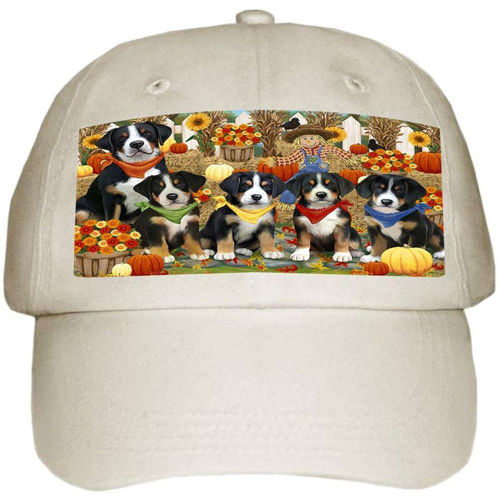 Harvest Time Festival Day Greater Swiss Mountain Dogs Ball Hat Cap HAT60849