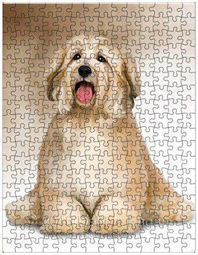 Havanese Dog Art Portrait Print 300 Pc. Puzzle with Photo Tin