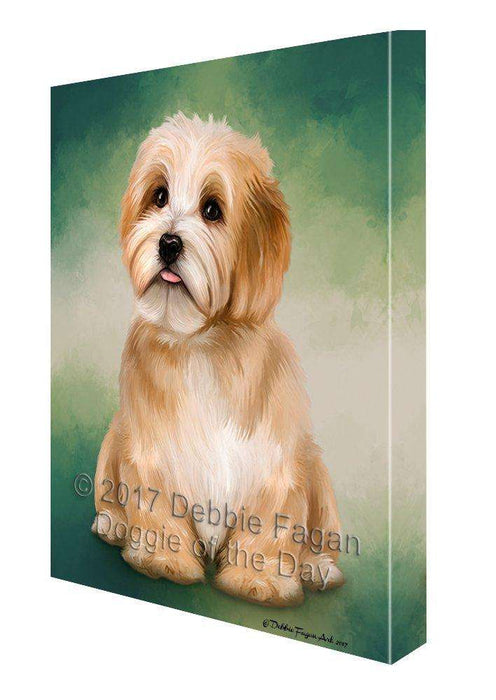 Havanese Dog Canvas Wall Art D001