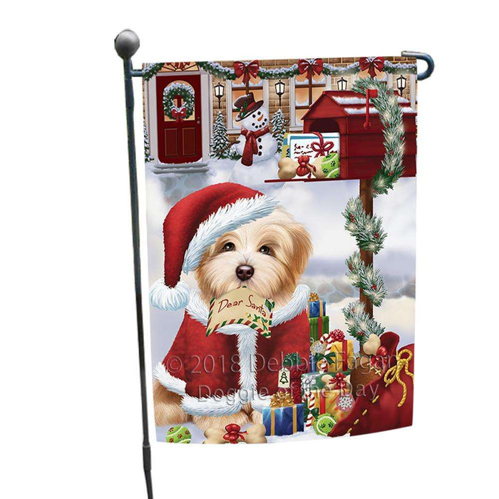Havanese Dog Dear Santa Letter Christmas Holiday Mailbox Garden Flag GFLG53965
