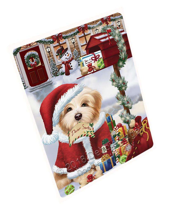 Havanese Dog Dear Santa Letter Christmas Holiday Mailbox Large Refrigerator / Dishwasher Magnet RMAG84300
