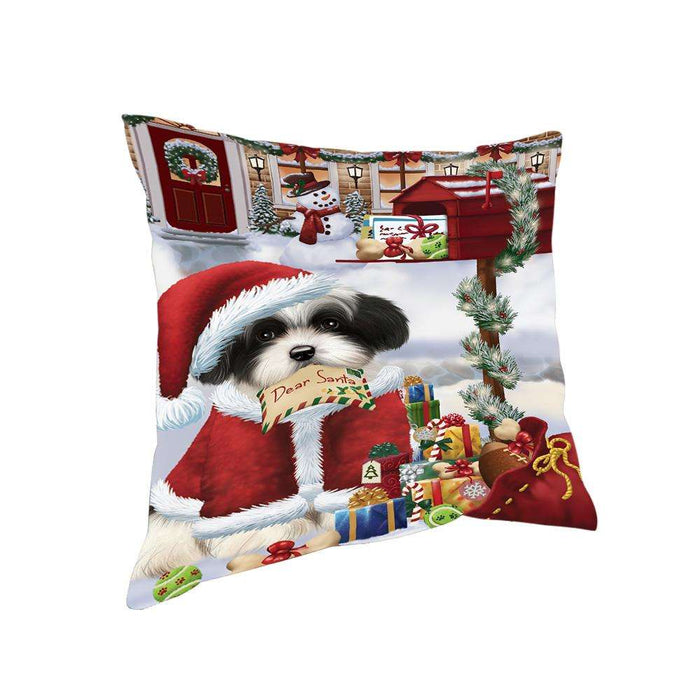 Havanese Dog Dear Santa Letter Christmas Holiday Mailbox Pillow PIL72240