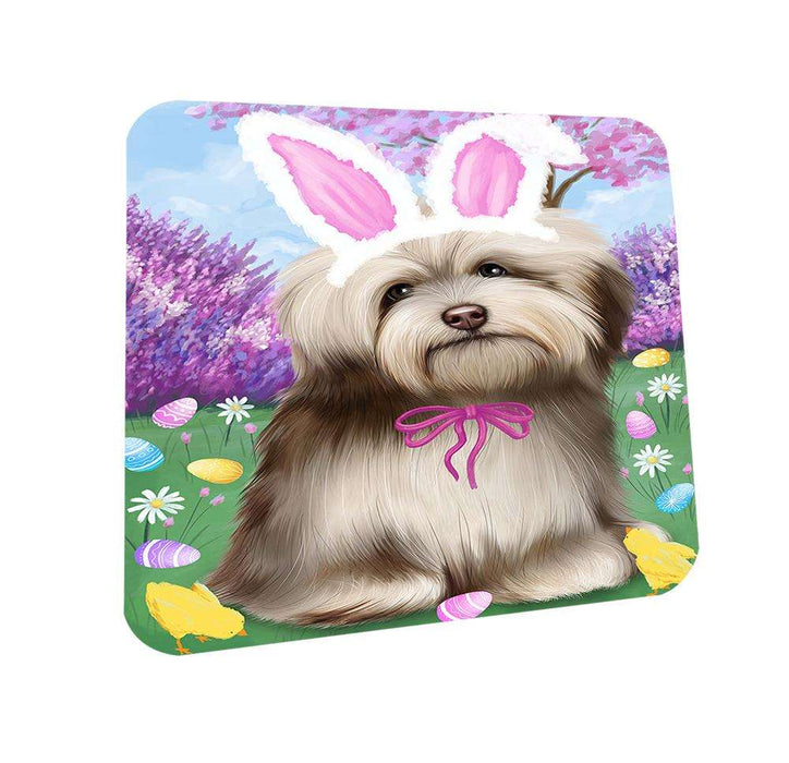 Havanese Dog Easter Holiday Coasters Set of 4 CST49118