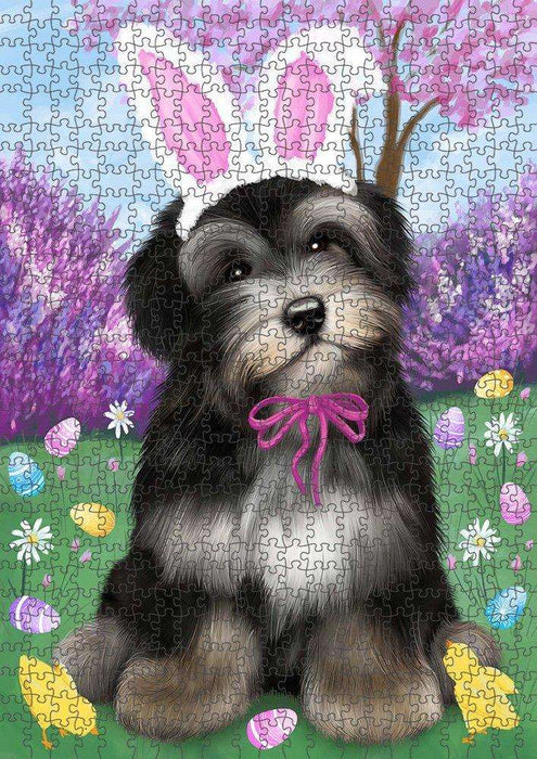 Havanese Dog Easter Holiday Puzzle with Photo Tin PUZL50049