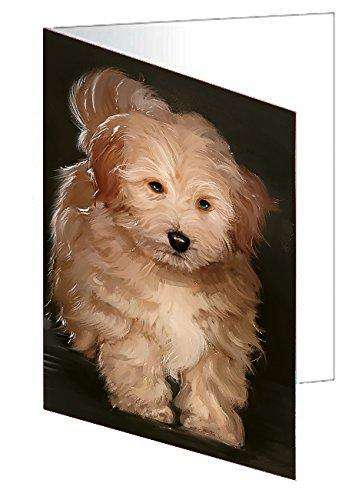 Havanese Dog Handmade Artwork Assorted Pets Greeting Cards and Note Cards with Envelopes for All Occasions and Holiday Seasons