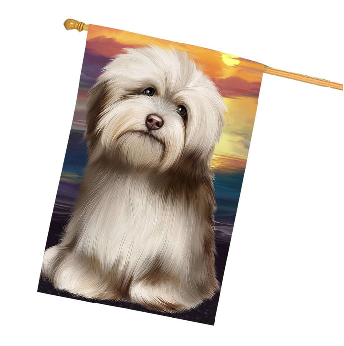 Havanese Dog House Flag FLG48508