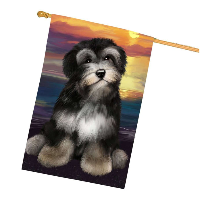 Havanese Dog House Flag FLG48512