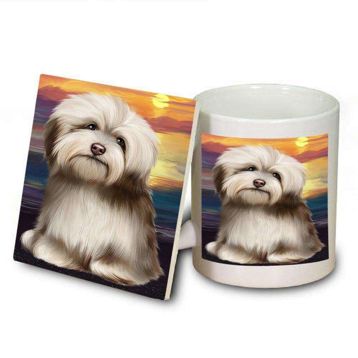 Havanese Dog Mug and Coaster Set MUC48487