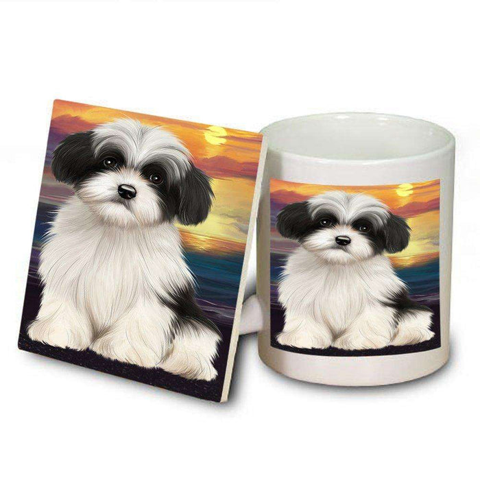 Havanese Dog Mug and Coaster Set MUC48488